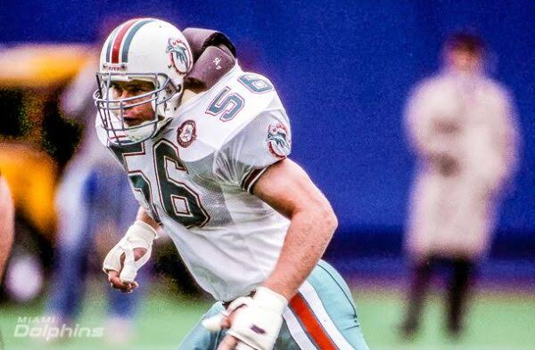 John Offerdahl No. 56 Miami Dolphins Football 8x10 Color Photo