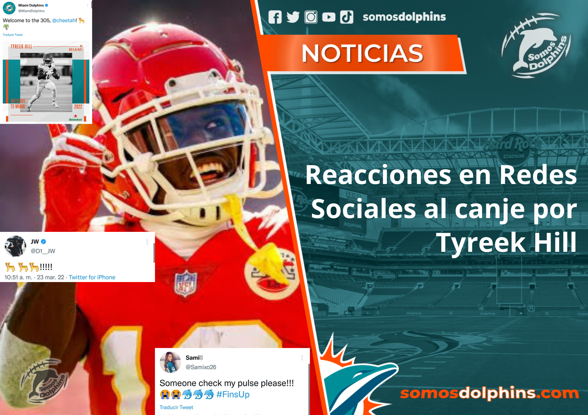 NFL on ESPN - Breaking: The Kansas City Chiefs are trading Tyreek Hill to  the Miami Dolphins for five draft picks, sources told Adam Schefter. 2022  1st-round (No. 29) 2022 2nd-round pick (