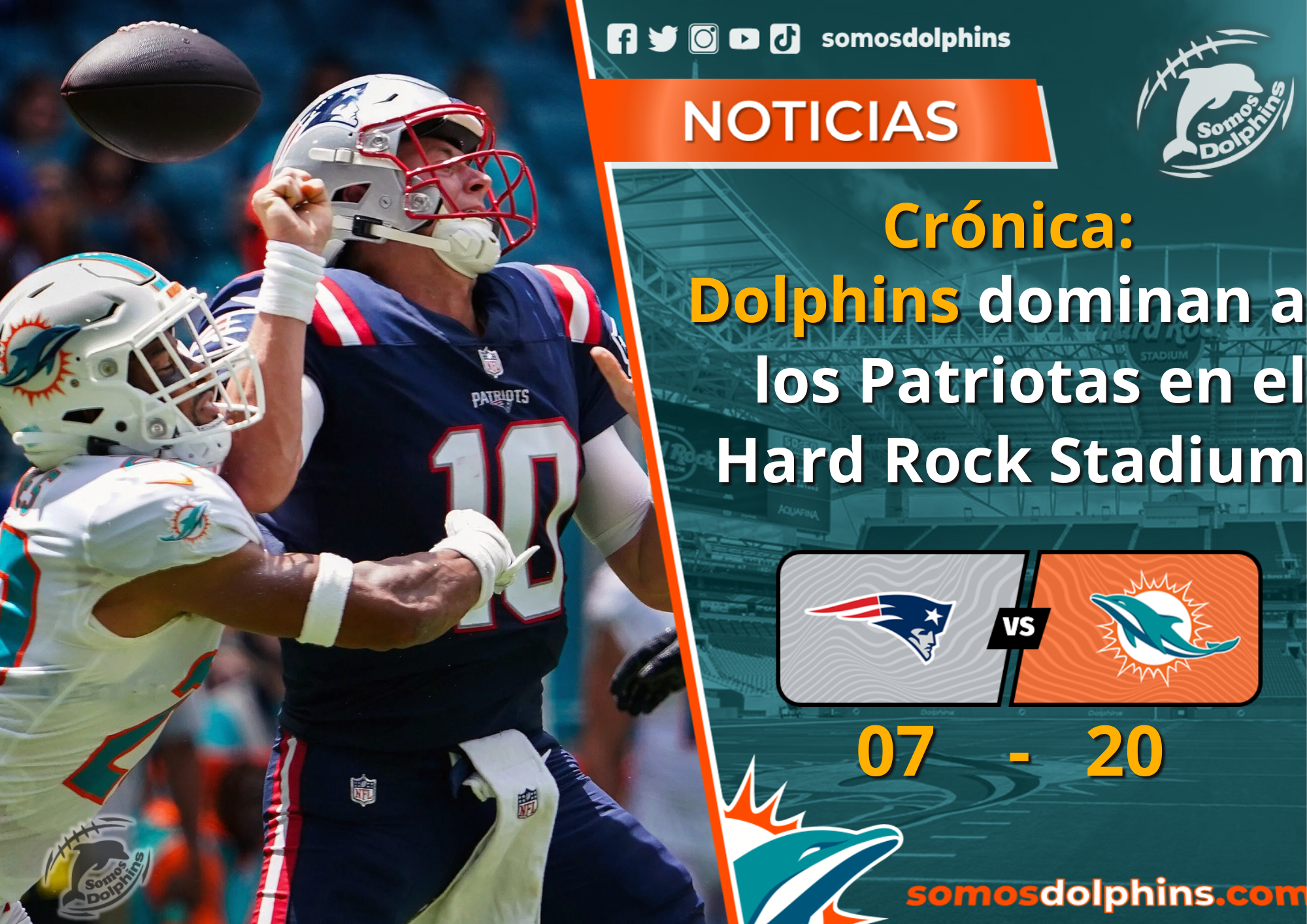 Crónica: Tua y los Dolphins derrotan a Chargers. - Somos Dolphins