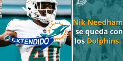 Miami Dolphins Place a Second-Round Tender on CB Nik Needham