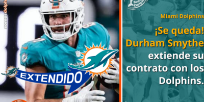 Dolphins Extend TE Durham Smythe