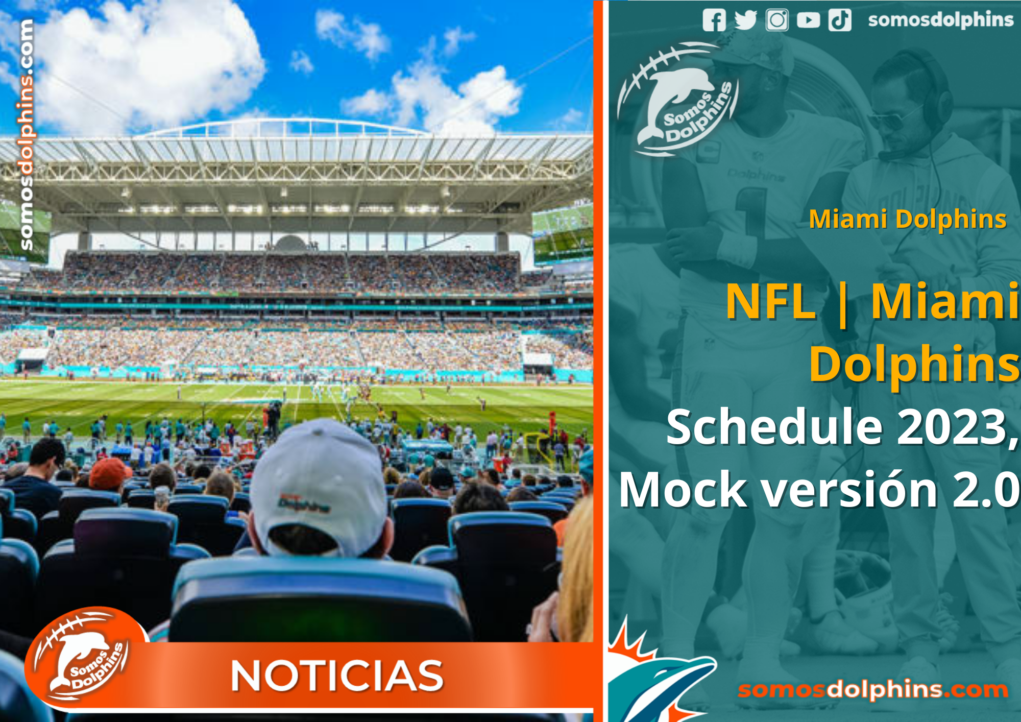 Revelan calendarrio de los Dolphins para la temporada 2023