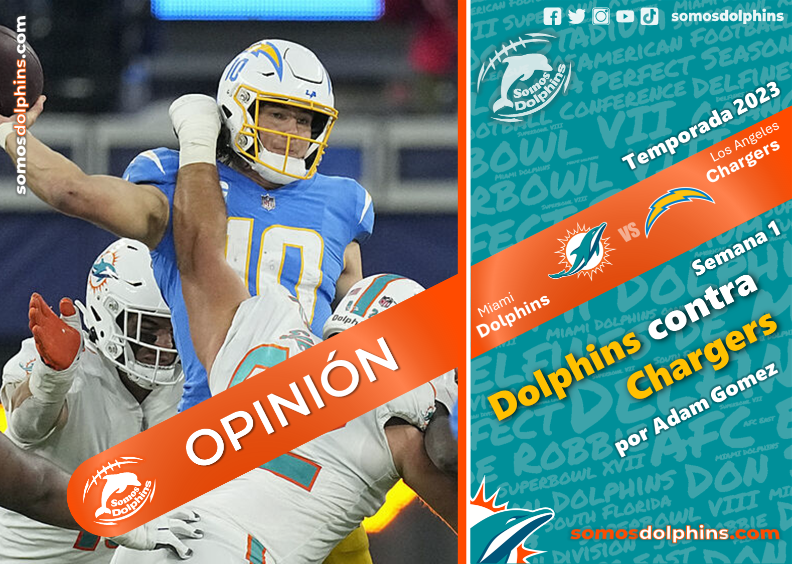 Gran partido para los receptores grandes de los Dolphins